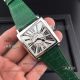 Perfect Replica Franck Muller Master Square Watch Green Leather Strap (5)_th.jpg